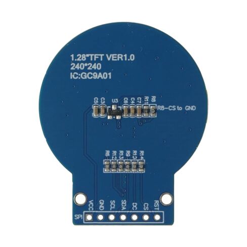 شاشة TFT 1.28 بوصة IPS TFT وحدة عرض LCD مستديرة RGB 240 * 240 GC9A01 سائق 4 واجهة SPI سلكية in Kuwait