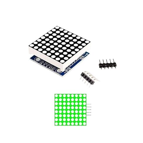 Single 1 | Dot Module for Microcontroller 4 One Display with 5P Line New 2026 Electronic & Accessories in Saudi Arabia