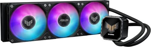 شاشة ASUS TUF Gaming LC III 360 ARGB LCD مع مراوح ثلاثية مدمجة ومثبتة مسبقًا مصممة لتدفق الهواء العالي والضغط الثابت؛ شاشة LCD مقاس 2.8 بوصة لمراقبة الأجهزة وصور GIF مخصصة ومقاطع فيديو MP4 in Saudi Arabia