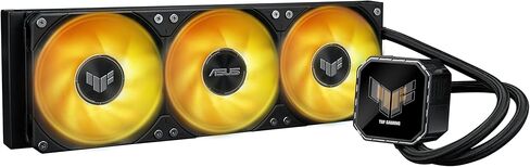 شاشة ASUS TUF Gaming LC III 360 ARGB LCD مع مراوح ثلاثية مدمجة ومثبتة مسبقًا مصممة لتدفق الهواء العالي والضغط الثابت؛ شاشة LCD مقاس 2.8 بوصة لمراقبة الأجهزة وصور GIF مخصصة ومقاطع فيديو MP4 in Saudi Arabia