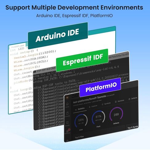 ELECROW ESP32 Display 800×480, 5" HMI Advanced ESP32 IPS Touch Display, Support AI Speech Interaction, 32-Bit LX7 Dual-Core Processor, Up to 240MHz, Compatible with Arduino, ESP-IDF and LVGL in Saudi Arabia