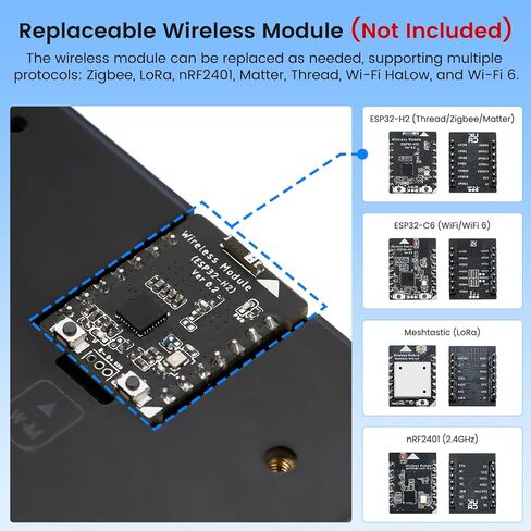 ELECROW ESP32 Display 800×480, 5" HMI Advanced ESP32 IPS Touch Display, Support AI Speech Interaction, 32-Bit LX7 Dual-Core Processor, Up to 240MHz, Compatible with Arduino, ESP-IDF and LVGL in Saudi Arabia