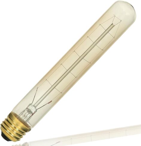 Satco 60 Watt T9 Incandescent; Clear; 3000 Average Rated Hours; 230 Lumens; Medium Base; 120 Volt for Pendant Lighting Fixtures, Decorative for Dining Room, Studio, Lounge, Restaurants (6 Pack) in Saudi Arabia