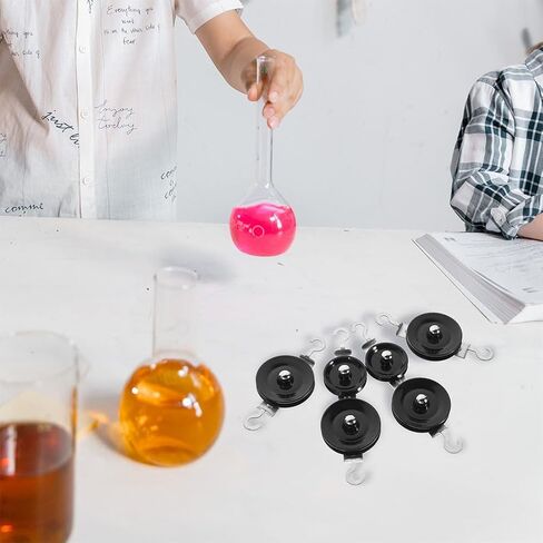 Luxshiny 2sets Physics Mechanics Equipment Metal Pulley Block Tackle Pulleys for Middle School Science Education in Kuwait