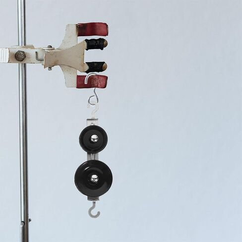 Luxshiny 2sets Physics Mechanics Equipment Metal Pulley Block Tackle Pulleys for Middle School Science Education in Kuwait