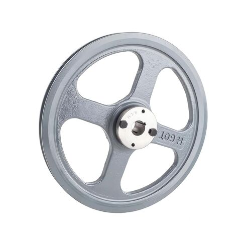 AK109H/H-7/8 Compressor 10.75" Single Groove Pulley Belt A Section 4L - for Masterdrive Mechanical Power Transmis Part AK109H - Cast Iron V-Belt Pulley Replacement - w/ 7/8" Sheave Bushing Solid Steel in Saudi Arabia