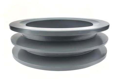 2BK62H/H-1-1/4 Compressor 6" Pulley Dual Groove B Section V Belt 5L - for Masterdrive Mechanical Power Transmis Part - Cast Iron V-Belt Pulley Replacement - w/ 1-1/4" Sheave Bushing Gray Solid Steel in Saudi Arabia