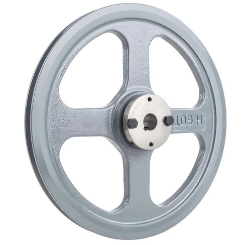 AK109H/H-3/4 Compressor 10.75" Single Groove Pulley - for Masterdrive Mechanical Power Transmis Part AK109H - Cast Iron V-Belt Pulley Replacement/Belt A Section 4L w/ 3/4" Sheave Bushin- Solid Steel in Saudi Arabia