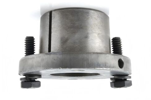 2BK40H/H1-3/8 Compressors 4" Dual Groove Pulley 2 Belt B Section 5L - for Compressors Pulley Replacement - Cast Iron Pulley - w/ 1-3/8" Sheave Bushing Gray Solid Steel - Air Compressor Parts in Saudi Arabia