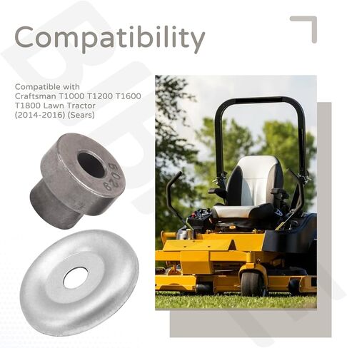 783-08389 Deck Idler Pulley Cap & 748-05029A Shoulder Spacer for Cub Cadet MTD Murray Craftsman Troy-Bilt Yard-Machines Mustang XP Pony Horse Bronco Z254 50 775S 795S Z Force RZT LX LTX GT LGT LGTX in Kuwait