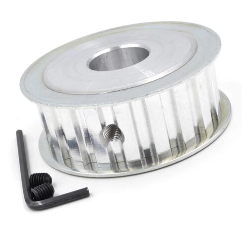 شبه منحرف 17 18 19 20 أسنان L توقيت البكرة الداخلية 8-30 مم لعرض الحزام 15/20 مم 17T 18T 19T 20T 20 أسنان (12 مم-keyway4x1.8 مم، 17 أسنان، 20 مم عرض) in Kuwait