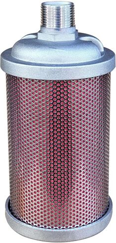 XY-07 Muffler Compatible with Air Compressor Dryer Diaphragm Pump, 3/4" NPT, Single Chamber 145 PSI, Exhaust Noise Reduction in Saudi Arabia