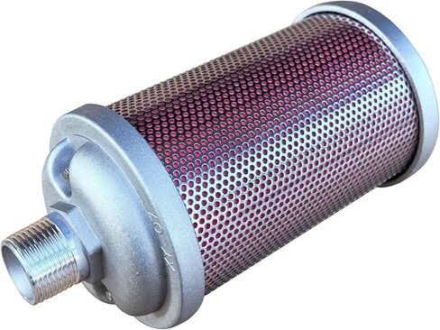 XY-07 Muffler Compatible with Air Compressor Dryer Diaphragm Pump, 3/4" NPT, Single Chamber 145 PSI, Exhaust Noise Reduction in Saudi Arabia