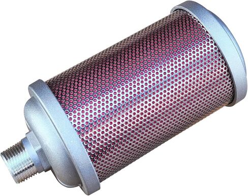 XY-07 Muffler Compatible with Air Compressor Dryer Diaphragm Pump, 3/4" NPT, Single Chamber 145 PSI, Exhaust Noise Reduction in Saudi Arabia