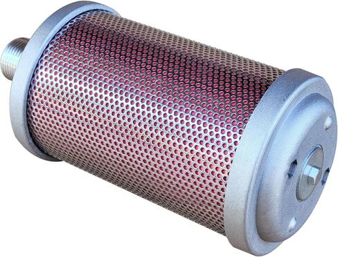XY-07 Muffler Compatible with Air Compressor Dryer Diaphragm Pump, 3/4" NPT, Single Chamber 145 PSI, Exhaust Noise Reduction in Saudi Arabia