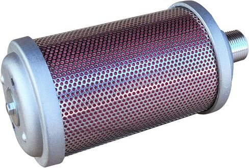 XY-07 Muffler Compatible with Air Compressor Dryer Diaphragm Pump, 3/4" NPT, Single Chamber 145 PSI, Exhaust Noise Reduction in Saudi Arabia