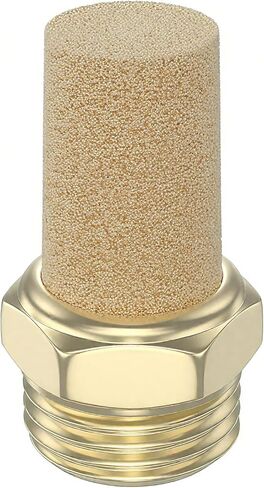 Air Pneumatic Mufflers, 1/4" Male Thread Sintered Bronze Exhaust Muffler Silencer (Pack of 5) in Kuwait
