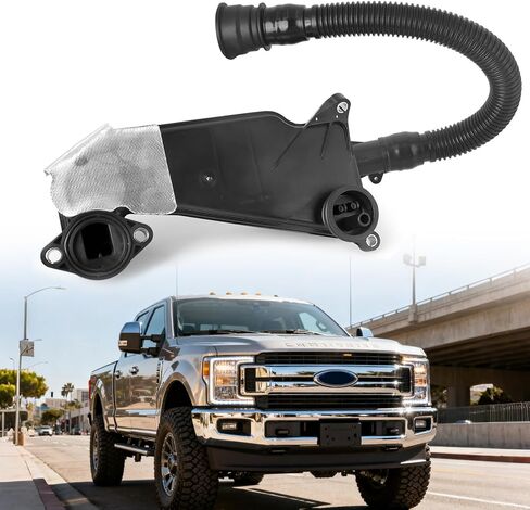 PC3Z-6A785-A Air Oil Separator Assembly Compatible with Ford F250 F350 F450 F550 Super Duty 2023-2024 OR 2011-2022 PCV CCV Filter 6.7L Powerstroke Diesel Replace# PC3Z6A785A in Saudi Arabia