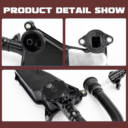 PC3Z-6A785-A Air Oil Separator Assembly Compatible with Ford F250 F350 F450 F550 Super Duty 2023-2024 OR 2011-2022 PCV CCV Filter 6.7L Powerstroke Diesel Replace# PC3Z6A785A in Saudi Arabia