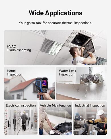 TOPDON TC004 Mini Thermal Imaging Camera, 240 x 240 TISR Resolution, 15-Hour Battery Life, 128 x 128 IR Resolution, 25Hz Handheld Infrared Camera with High/Low Temp Alerts, Auto Shutdown- Blue in Kuwait