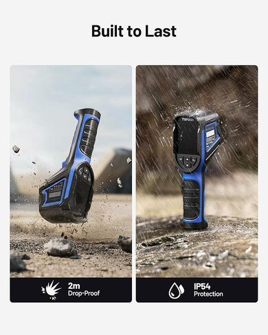 TOPDON TC004 Mini Thermal Imaging Camera, 240 x 240 TISR Resolution, 15-Hour Battery Life, 128 x 128 IR Resolution, 25Hz Handheld Infrared Camera with High/Low Temp Alerts, Auto Shutdown- Blue in Kuwait