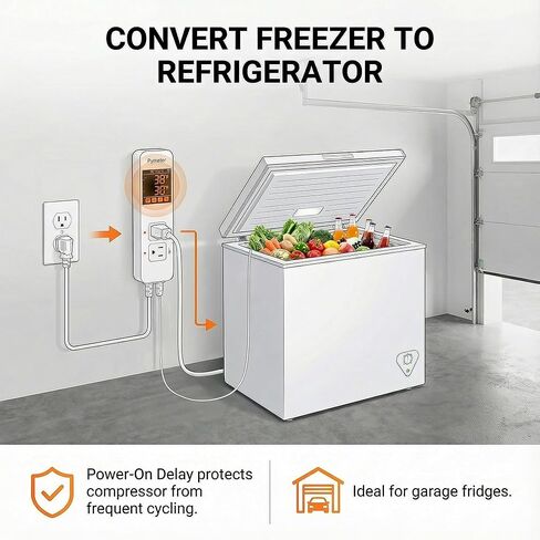 وحدة تحكم في درجة الحرارة واي فاي مع مجسات مزدوجة، ترموستات رقمي ذكي مع منفذين لحصيرة حرارة الزواحف، شتلات الدفيئة، تخمير البيرة المنزلية، مروحة التبريد، التحكم عن بعد في التطبيق in Kuwait