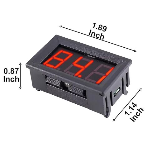 12V Green Fahrenheit Digital Temperature Gauge -58F~239F LED Display Screen with Terminal Wire and 0.5 Meter K-Type Thermocouple in Saudi Arabia