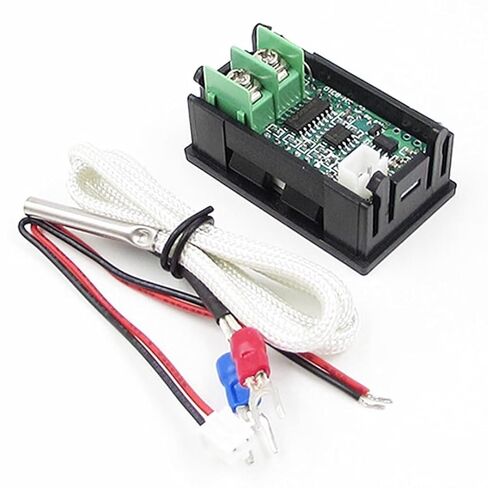 12V Green Fahrenheit Digital Temperature Gauge -58F~239F LED Display Screen with Terminal Wire and 0.5 Meter K-Type Thermocouple in Saudi Arabia