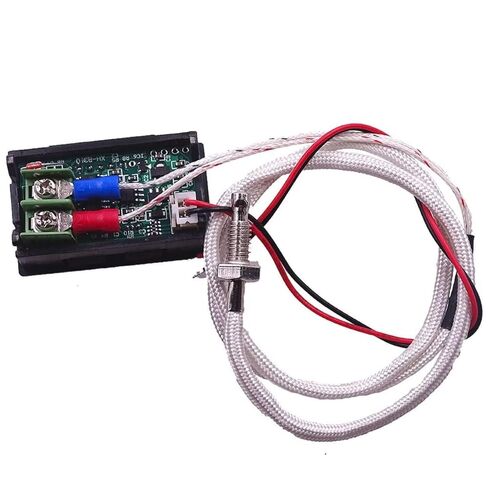 12V Green Fahrenheit Digital Temperature Gauge -58F~239F LED Display Screen with Terminal Wire and 0.5 Meter K-Type Thermocouple in Saudi Arabia