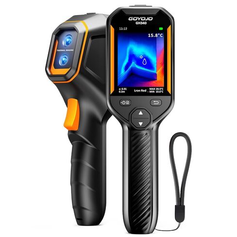GH192 Thermal Imaging Camera 240X240 Super IR Resolution with 2MP Visual Camera and Fusion Imaging, 25Hz Handheld Thermal Imager with Alarm for Mechanical Maintenance Home HVAC Electrical Inspection in Kuwait