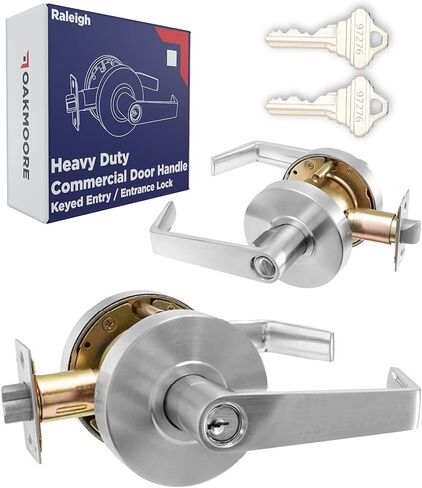 مقبض باب الحمام التجاري شديد التحمل بقفل | أقفال الأبواب التجارية الخصوصية | رافعة الحمام من الدرجة الثانية | للمكاتب والاستخدامات الصناعية | UL CUL & ADA - لمسة نهائية من النيكل كروم - ANSI A156.2 in Kuwait