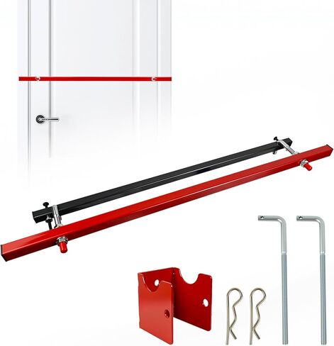 Alloy Steel Door Barricade Security Bar for 33"-36" Outswing Doors - Heavy Duty Indoor Security Pole, Front Door Reinforcement Lock in Kuwait