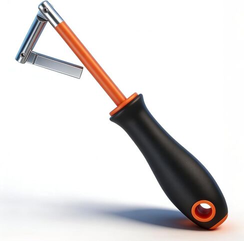 AAA194AZ1 Double Knuckle Elevator Emergency Unlocking Key, 3PH Double-Drop Key, Compatible with Otis Standard Hoistway Doors, Anti-Pinching Breakaway Safety Design, Emergency Key, Blue, 1-Pack in Kuwait