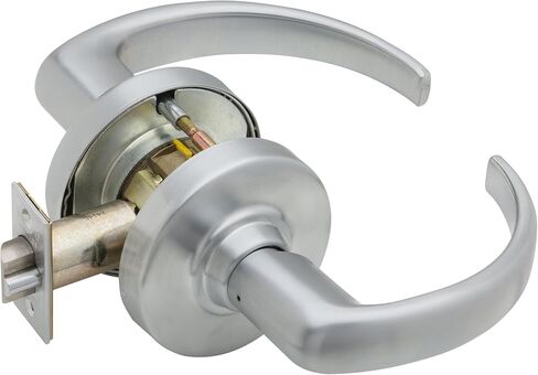 Schlage ND80BD SPA 626 (SFIC) Series ND Grade 1 Cylindrical Lock, Storeroom Function, Small Format Interchangeable Core, Sparta Design, Satin Chrome Finish in Saudi Arabia