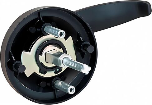 33.5" Panic Bar Exit Device with Exterior Lever Lock & Key Set, Commercial Push Bar Door Lock with Roller Strike Plate & End Caps, UL10C & ANSI Grade 1 Certified Emergency Exit Hardware in Kuwait