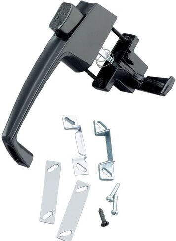 Screen and Storm Door Push Button Latch Set with Night Lock in Kuwait
