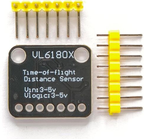2 قطعة وحدة استشعار المسافة VL6180X - نطاق بصري 5 مم - 100 مم، واجهة I2C، 3.3 فولت/5 فولت متوافق مع Arduino in Kuwait