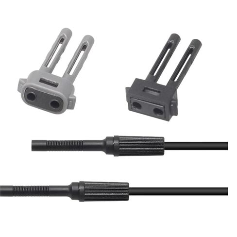 4pcs Optical Fiber Sensor Fiber Cable Connector, Locked with Fiber Amplifier(1.3-2.2 Connected) in Saudi Arabia