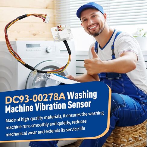 مستشعر اهتزاز الغسالة DC93-00278A، متوافق مع WV55M9600AV/A5-00 WF45K6500AV/A2-00 WV60M9900AV/A5-00 WF42H5200AP/A2-00 WF56H9100AG WF45H6300AW WF50K7500AV. تصنيع المعدات الأصلية. ضمان لمدة سنة واحدة in Kuwait
