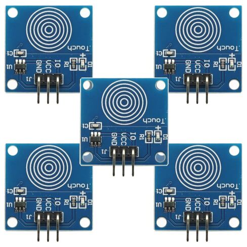 5PCS TTP223 Capacitive Touch Switch Module TTP223B Digital Touch Sensor Module Capacitive Touch Sensor Switch in Saudi Arabia