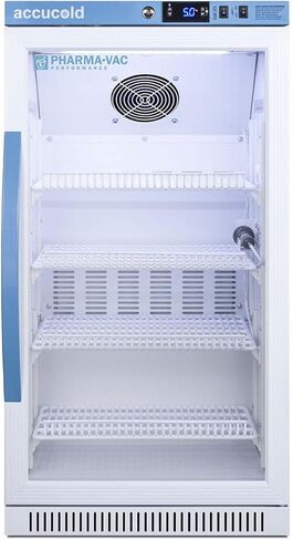 Accucold ARG31PVBIADA Pharma-Vac Vaccine Refrigerator, For Medical Purposes Only, Factory-installed Lock, ADA Compliant, Adjustable Plastic-coated Wire Shelves, 2.83 cu.ft Capacity, 115VAC in Saudi Arabia