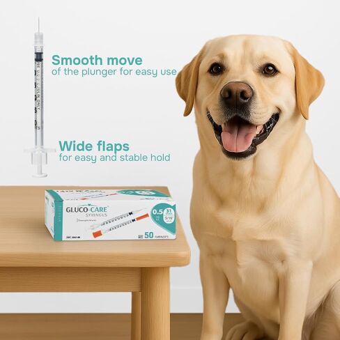 0.5 ml/cc Syringes 31G x 5/16’’ (8mm), Orange Cap, Box of 50 pcs in Kuwait