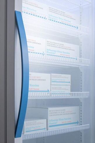 Summit Appliance Accucold 15.0 cu.ft. Medical Refrigerator, 24" Wide, Vaccine Refrigerator, Glass Door - ARG15PV in Saudi Arabia