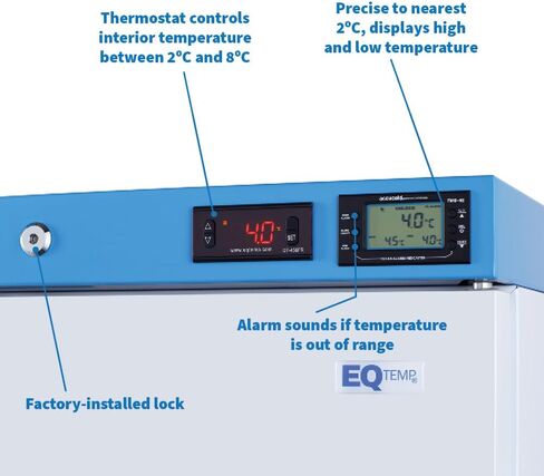 ثلاجة لقاحات 12.71 قدم مكعب، وحدة تخزين طبية، ثلاجة للرعاية الصحية، بيضاء (الباب الأيسر) - ACR1321WLHD in Kuwait