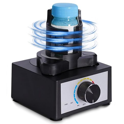 Mini Vortex Mixer, Hands-Free Model Paint Shaker, 300~2400rpm, Three-Stage Adjustable Speed Shaker, Suitable 10-100ml Mix, for Hobby Acrylic Paints, Nail Polish, Tubes, Lab, Eyelash Adhesives in Saudi Arabia
