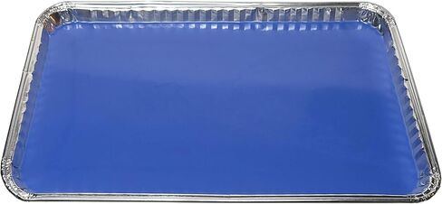 345 Dissecting Pan, Disposable Aluminum Pan Size 7x11x1 inch, with Blue Plastisol in Saudi Arabia
