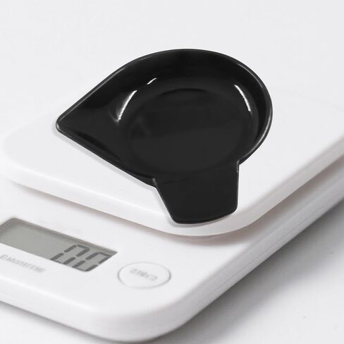 5pcs Plastic Weighing Powder Pans, 5 Size Black Weighing Dishes Digital Display Mini Counter Scale, Measures Powders Liquids Solids Pans for Laboratory Equipment/Jewelry Reloading in Kuwait