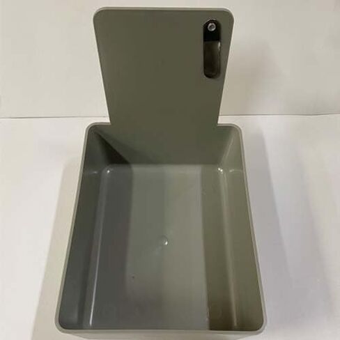 Gray Dental Lab Pan with Stainless Steel Clip 12pk 7" x 5¾" x 2½" Made in The USA in Kuwait