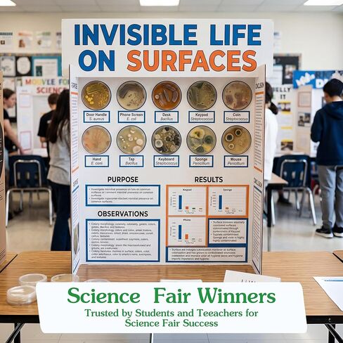 Nutrient Agar Petri Dishes Bacteria Science Project Kit | Pre-Poured Agar Plates and Cotton Swabs for Science Experiments | Bacteria Science Kit-10PCS in Saudi Arabia