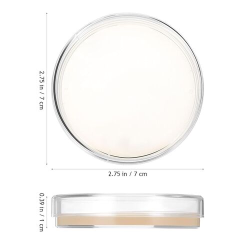 Angoily 10Pcs Science Prepoured Agar Plates, 2. 75 Inch Petri Dishes with Agar, Sterilized, for Science Experiments, Thick Clear Petri Dishes for Laboratory in Kuwait